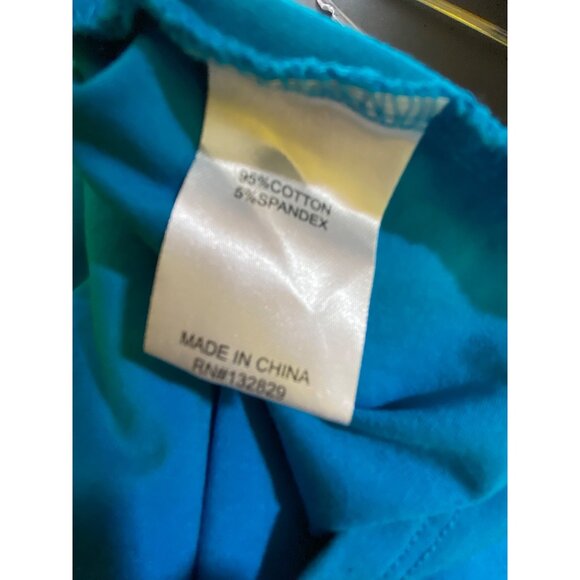 Super Down Cross Front Halter Cotton Stretch Dress Blue Medium Bodycon Sexy Y2K - Picture 7 of 8